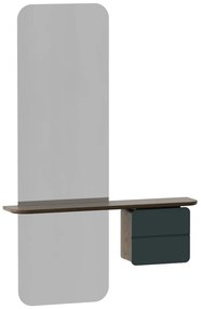 Тъмнозелен/кафяв комплект за коридор в дъбов декор One More Look - UMAGE