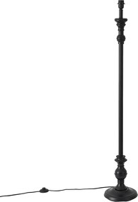 Класическа подова лампа черна без абажур - Classico