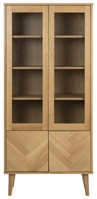 Витрина от дъбов декор 80x178 cm Nagano - Actona