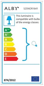 Черно висящо осветително тяло с метален абажур ø 41 cm Berceste – Opviq lights
