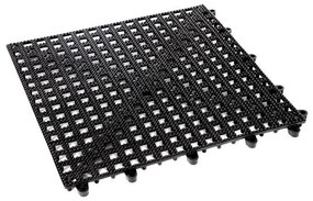 Бар мат/антислип подложка с клик система черен 32x32xh1.5см (JD-BMN)