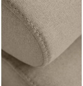 Бежов сгъваем/с място за съхранение ъглов диван (ляв ъгъл/L форма) Anton – ELTAP