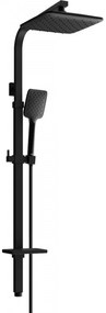 Mexen Q62 колона за душ, черна - 798626295-70