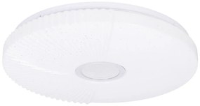 Бяло LED осветително тяло за таван 38x38 cm Sunny – Candellux Lighting