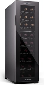 Klarstein Shiraz 24 Uno, охладител за вино, 2 зони, 75 л/24 бутилки, 5-18 °C, сензорно управление