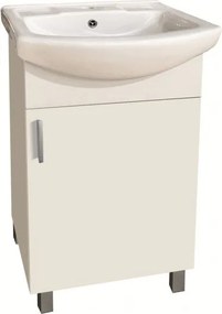 Долен шкаф за баня ICP 4535 NEW, Inter Ceramic, PVC, бял, с умивалник, 45x35x85см