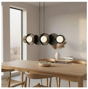 Полилей на кабел МОДЕЛ 6xG9/8W/230V черен