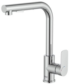 Стоящ смесител за кухня, Roca, A5A856EC00, с въртящ, изваждащ се чучур с 2 функции