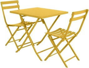 Градинска квадратна маса Hesperide Greensboro, Жълт