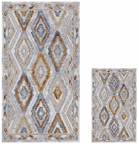 Сиви килими за баня в комплект 2 бр. 60x100 cm – Mila Home