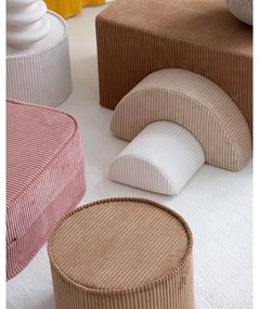 Кафяв детски пуф от рипсено кадифе – Wigiwama