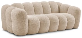 Светлокафяв диван от прежда с примки от букле 232 cm Hippolyte – Bobochic Paris