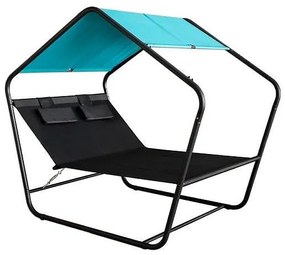 Шезлонг с регулируем сенник My Garden MT041032_lake blue 208 х 148 х 187 см