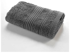 Тъмносива памучна кърпа от тери 30x50 cm Tendresse – douceur d'intérieur