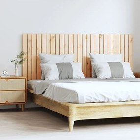 824848 vidaXL Стенна табла за спалня, 159,5x3x60 см, борово дърво масив