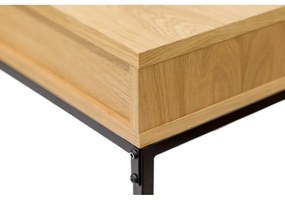 Работна маса с дъбов плот 35x100 cm Frame – Woodman