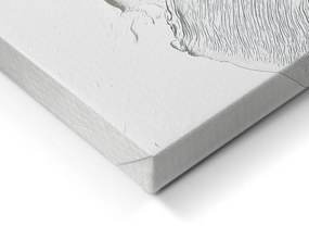 Картина с ръчно изрисувани елементи 70x100 cm Petal Glow – Styler