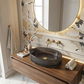 Умивалник за плот REA Mirella Black