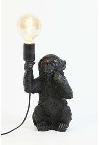 Черна настолна лампа (височина 34 cm) Monkey - Light &amp; Living