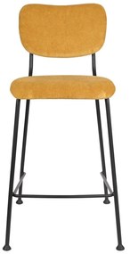 Бар столове в цвят охра в комплект от 2 броя 92 cm Benson - Zuiver