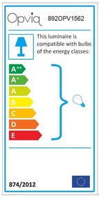 Черна висяща лампа за 3 крушки Elmas - Opviq lights