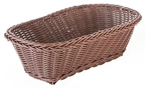 Панер водоустойчив PVC правоъгълен кафяв голям 26x14x9см (VH06B)