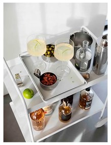 Метална маса за сервиране на колела 40,5x61 cm A-Cocktail - Zone