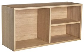 Стенен рафт в декор от дъбово дърво Collect - Hübsch