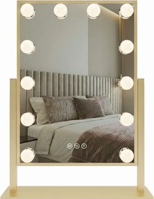 Огледало LED HOLLYWOOD L.Gold 30x40