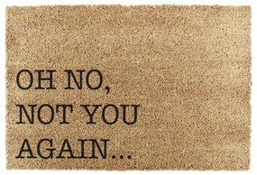 Изтривалка от кокосови влакна 40x60 cm Oh No Not You Again – Artsy Doormats