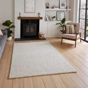Кремав килим от рециклирани влакна подходящ за пране 120x170 cm Bali – Think Rugs