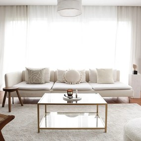 Масичка за кафе в златисто 60x90 cm Astro - Neostill