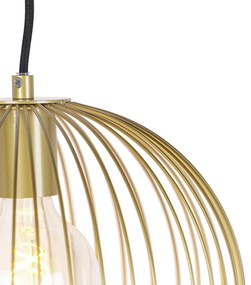 Дизайнерски висящ аплик златен - Wire Dough