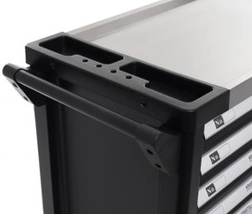 Работническа количка за инструменти 299бр - 7 чекмеджета + шкаф KD1068