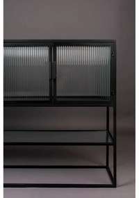 Черен метален шкаф 150x90 cm Boli - Dutchbone