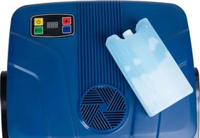Преносим туристически USB хладилник 29 L, син, с дисплей