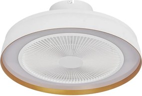 Osram - димируема LED таванна лампа с вентилатор CEILING FAN LED/49W/230V бяла/златна + дистанционно управление