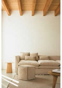 Кремав пуф Handloom – Lorena Canals