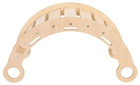 Люлка от масивен бор в естествен цвят 39x75x38 cm Montessori – Meowbaby