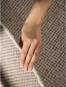 Кремав ръчно изработен вълнен кръгъл килим ø 160 cm Greenwich – Ted Baker