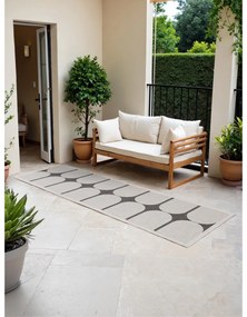 Черно-бялa пътека за открито и закрито 80x250 cm Duet Bowen – NORTHRUGS