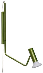 Зелена стенна лампа Wally – Hübsch