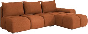 Ъглов диван Bestii-Оранжев-Десен