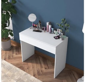 Работна маса RANI 90x76,8 см, бял цвят