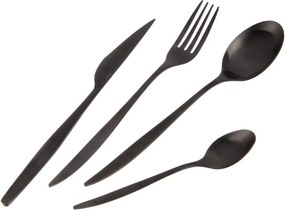Черен прибори за хранене от неръждаема стомана 24 бр. – Orion