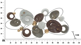 Метална декорация за окачване Mauro Ferretti , 120 x 58 cm Planet - Mauro Ferretti