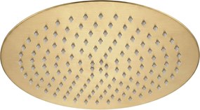 Кръгла душ глава REA JS-P014BG 30cm Brush Gold