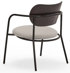 Черно-сив трапезен стол в декор от пепел Eclipse - Teulat