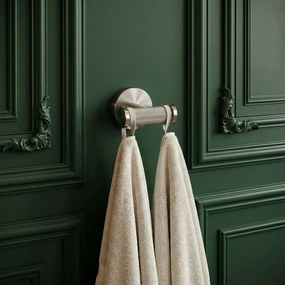 Двойна закачалка 6612 Modern Brush Nickel