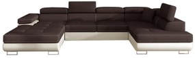 Разтегалелен диван П-образен CORGI, 345x90x202, sawana 26/soft 33, десен ъгъл